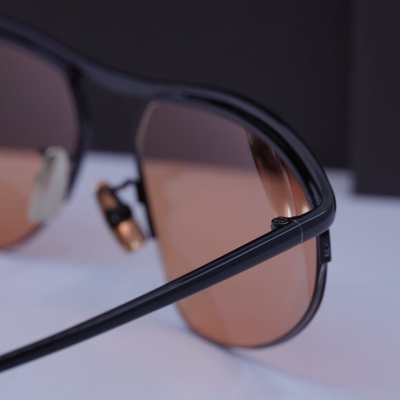 Bottega Veneta BV1091S 005 Cat Eye Sunglasses - Black\Orange - Picture 6 of 10